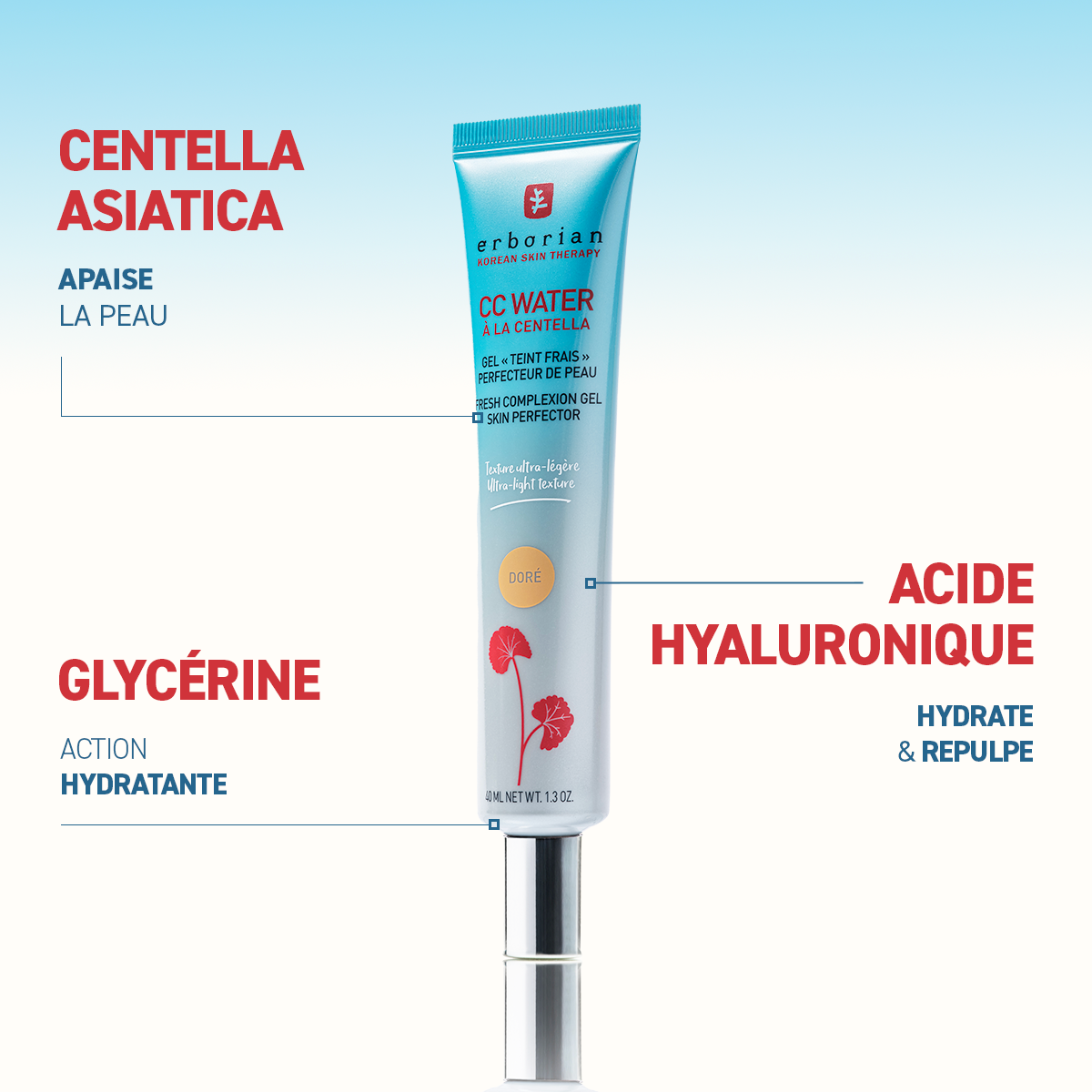 CC Water Clair - Perfecteur de peau à l'acide hyaluronique