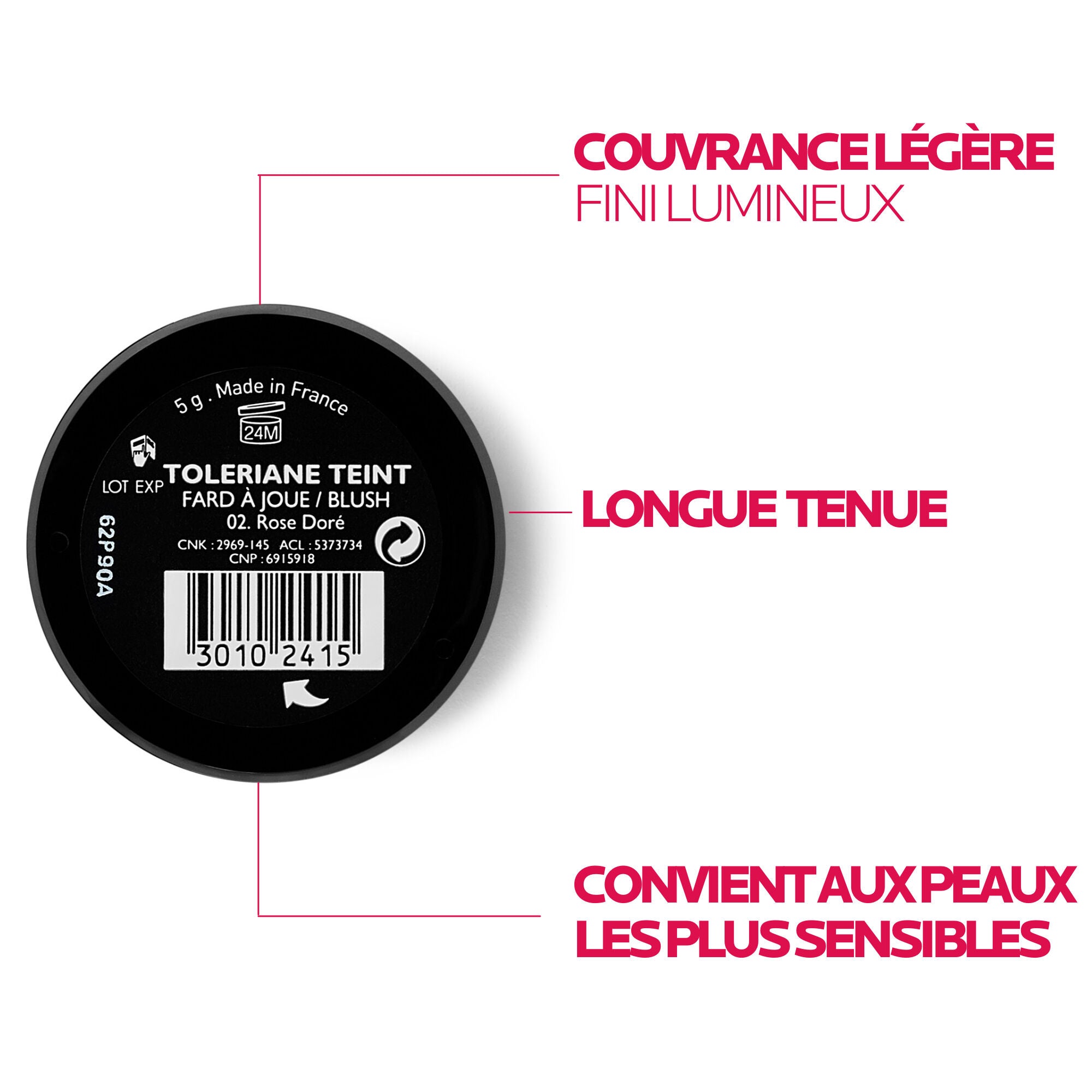 TOLERIANE FARD À JOUE / BLUSH - CARAMEL TENDRE
