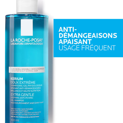 KERIUM DOUX EXTRÊME SHAMPOING CUIR CHEVELU SENSIBLE - 400 ml