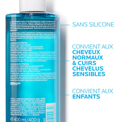 KERIUM DOUX EXTRÊME SHAMPOING CUIR CHEVELU SENSIBLE - 400 ml