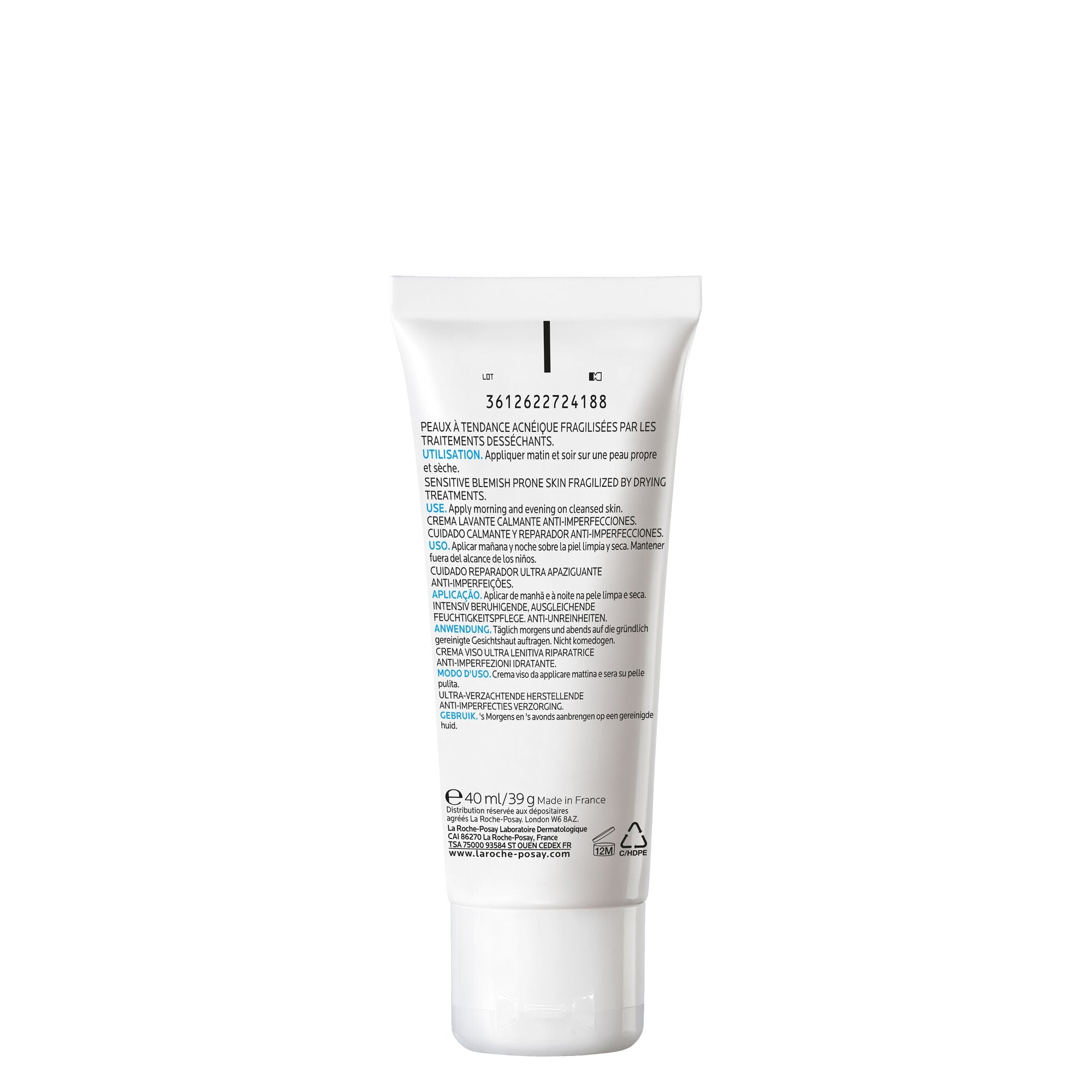 EFFACLAR H ISO-BIOME SOIN RÉPARATEUR APAISANT ANTI-MARQUES - 40 ml