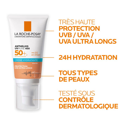ANTHELIOS UVMUNE 400 CRÈME SOLAIRE PEAU SENSIBLE TEINTÉE SPF50+ - 50 ml