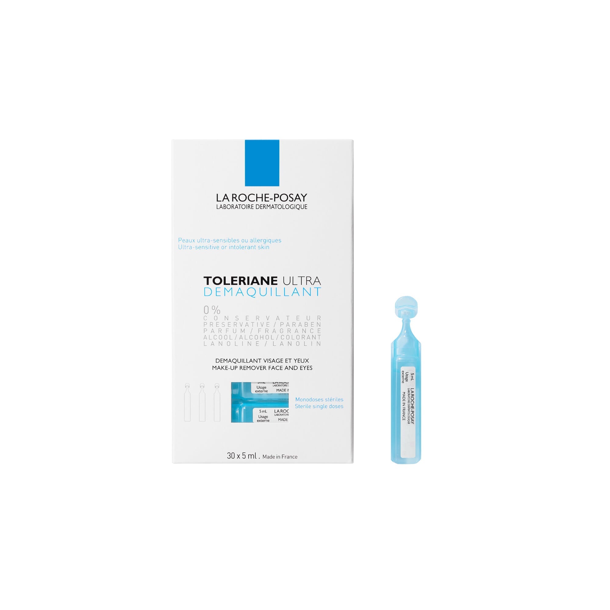 TOLERIANE ULTRA DÉMAQUILLANT - 30 x 5 ml