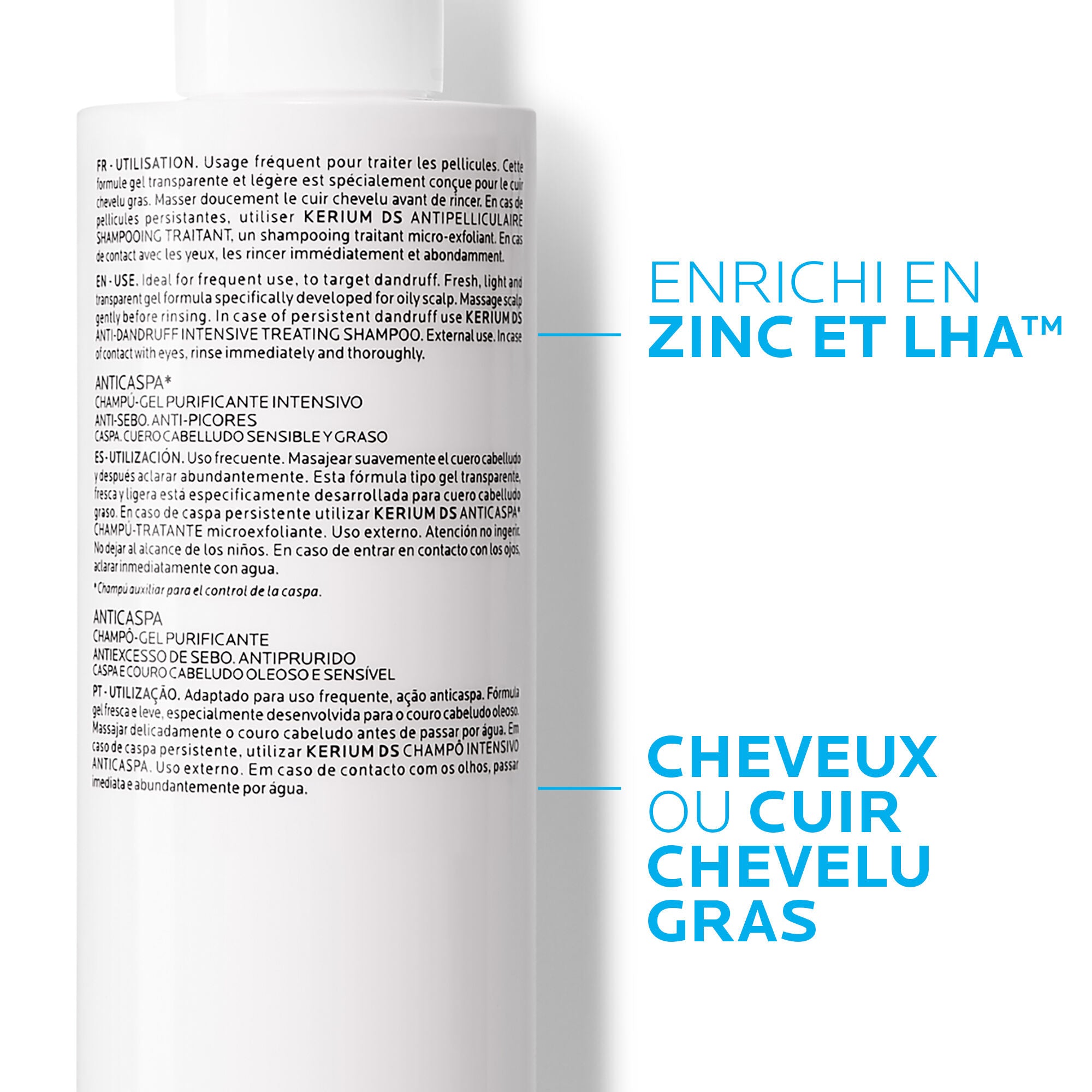 KERIUM PELLICULES GRASSES - 200 ml