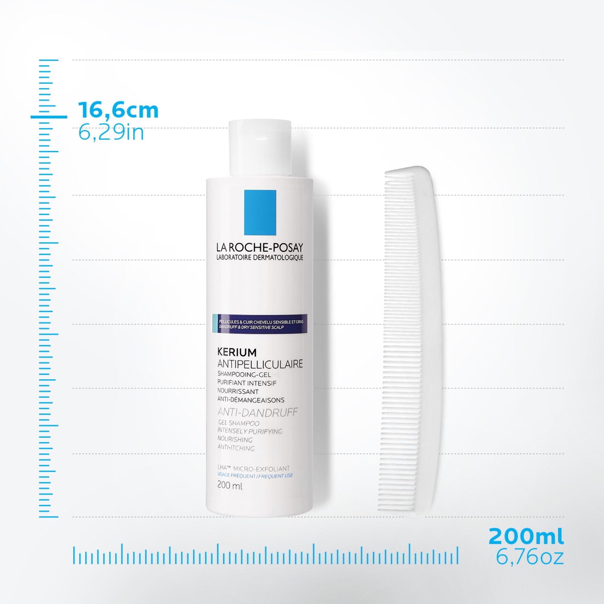 KERIUM PELLICULES GRASSES - 200 ml