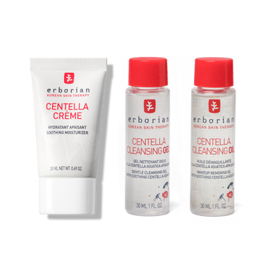 Trio Centella Crème & Double Nettoyage
