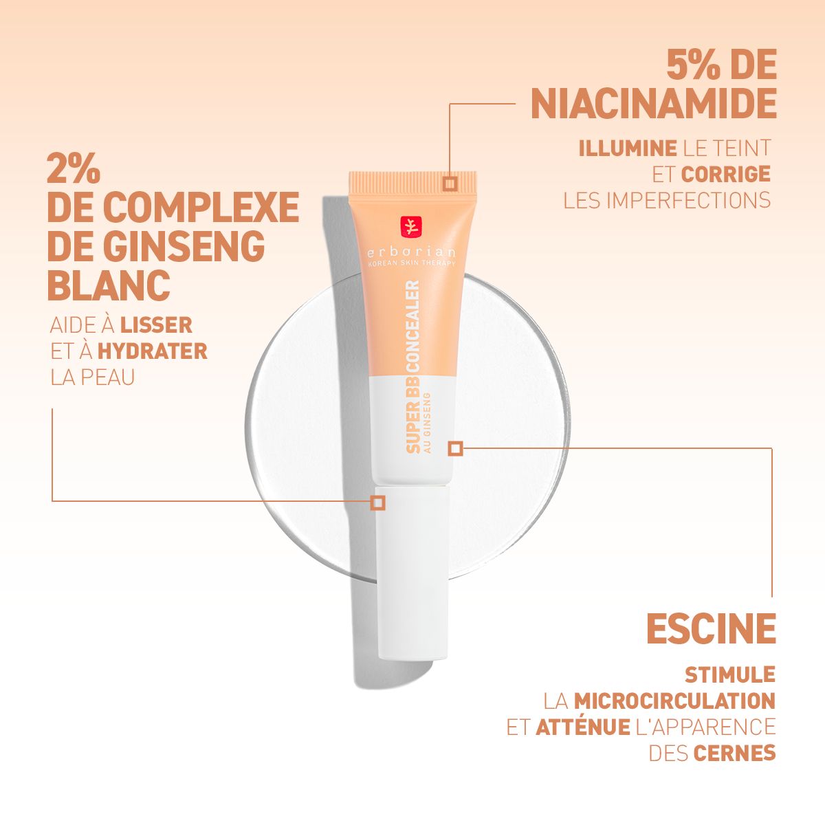 Super BB Concealer - Soin anticernes haute couvrance