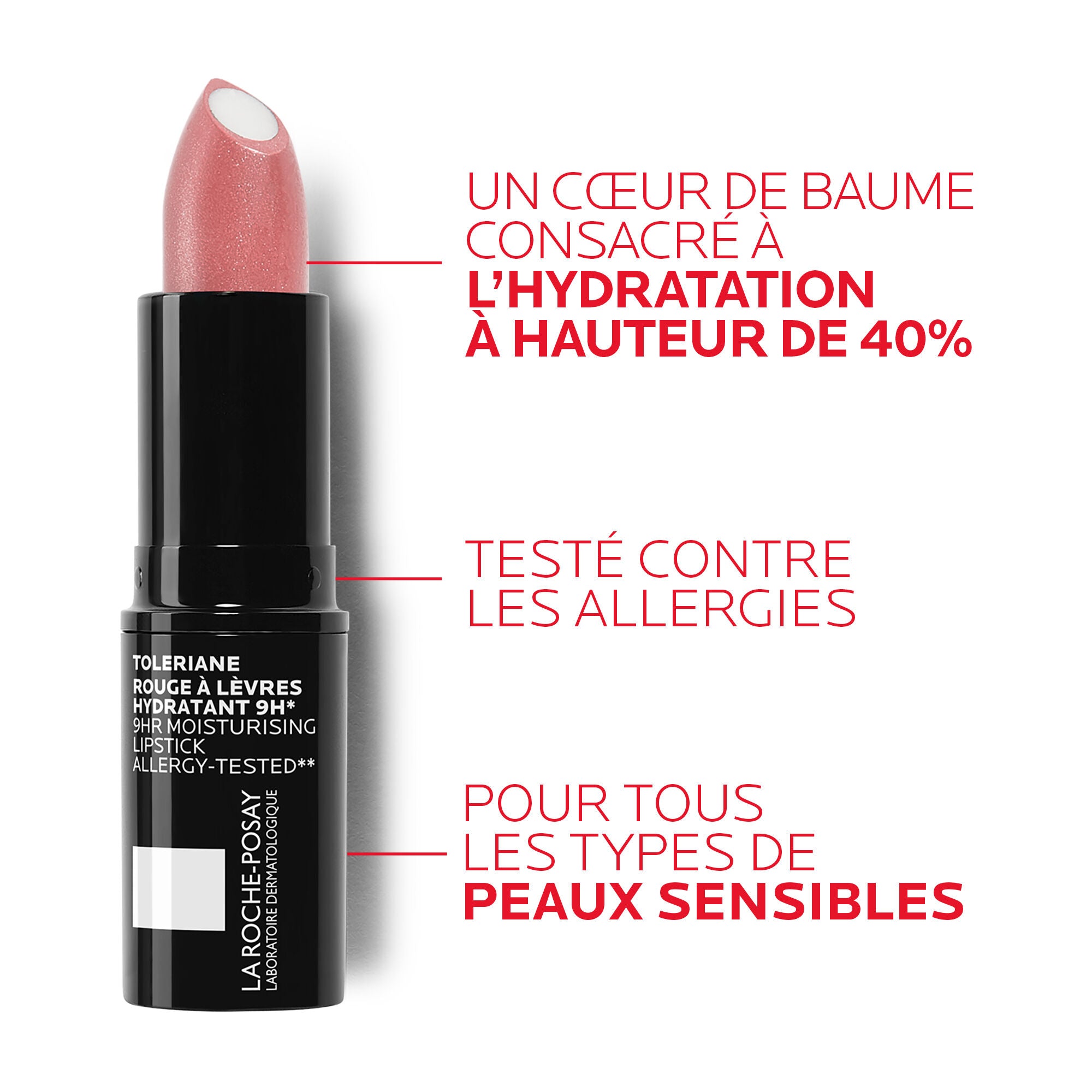 TOLERIANE NOVALIP ROUGE À LÈVRES HYDRATANT - 198 - ROUGE MAT