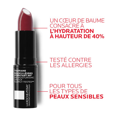 TOLERIANE NOVALIP ROUGE À LÈVRES HYDRATANT - 198 - ROUGE MAT