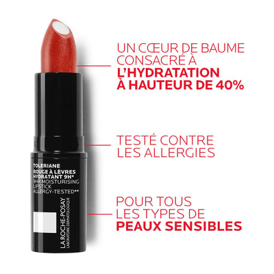 TOLERIANE NOVALIP ROUGE À LÈVRES HYDRATANT - 198 - ROUGE MAT