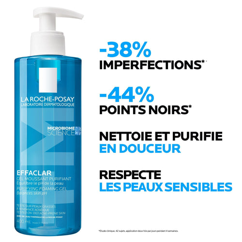 EFFACLAR GEL MOUSSANT PURIFIANT NETTOYANT PEAU GRASSE