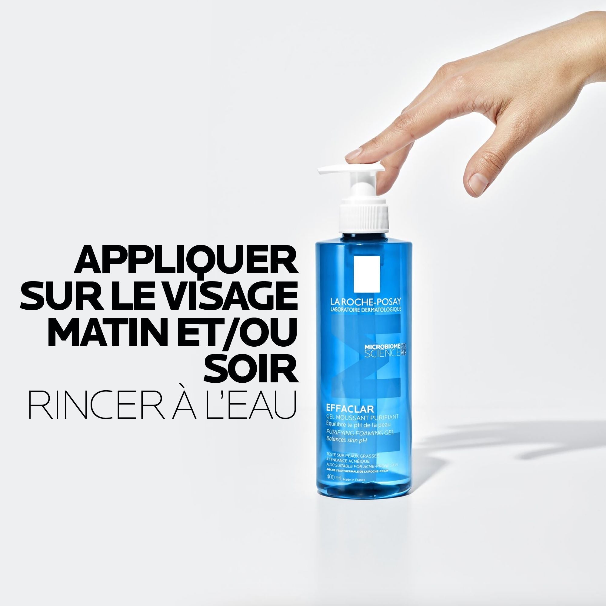 EFFACLAR GEL MOUSSANT PURIFIANT NETTOYANT PEAU GRASSE - 400 ml