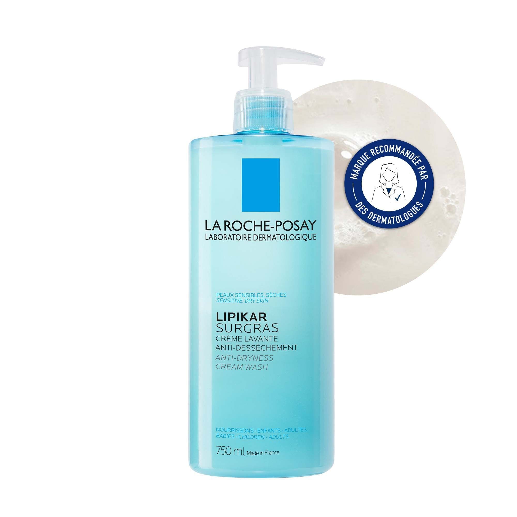 LIPIKAR SURGRAS DOUCHE-CRÈME