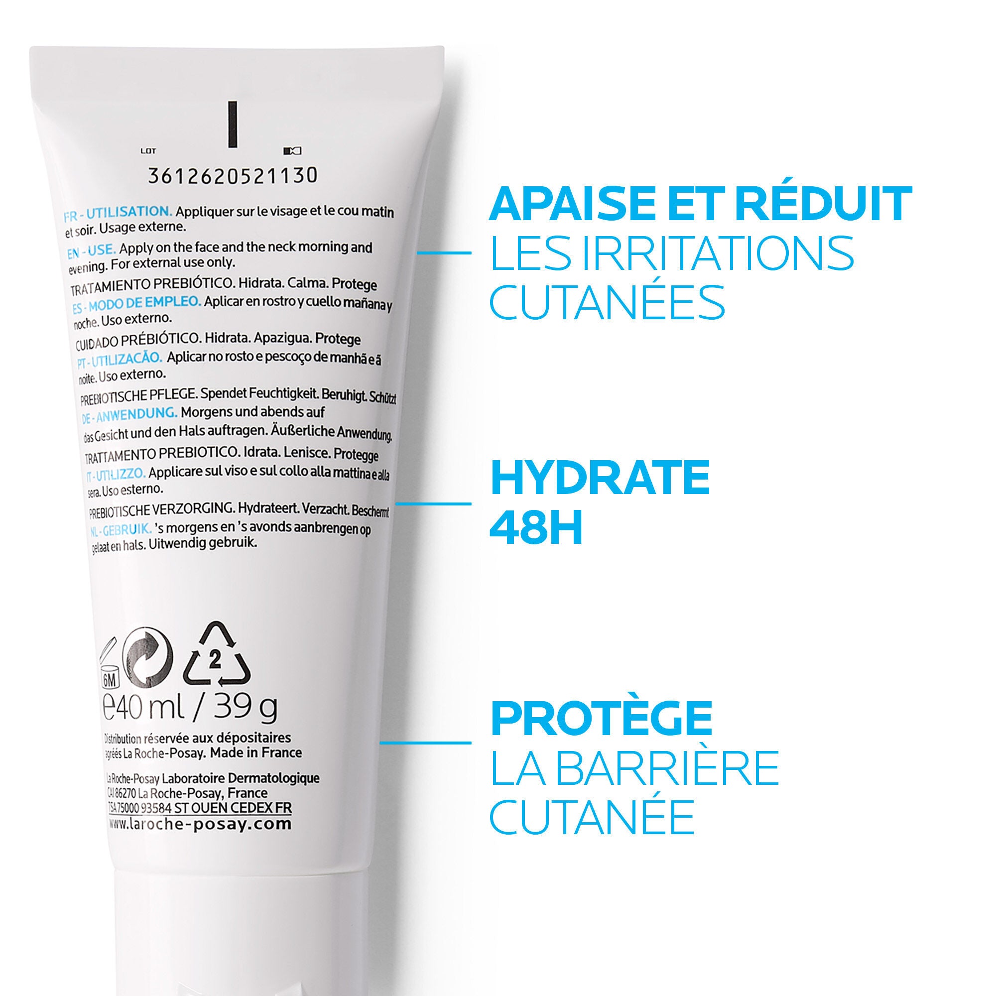 TOLERIANE SENSITIVE RICHE. SOIN HYDRATANT APAISANT PROTECTEUR - 40 ml