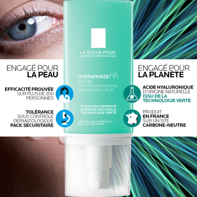 HYDRAPHASE HA RICHE CRÈME HYDRATANTE VISAGE - 50 ml