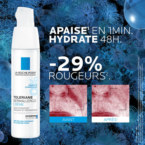 TOLERIANE DERMALLERGO CRÈME HYDRATANTE PEAU SENSIBLE ET ALLERGIQUE