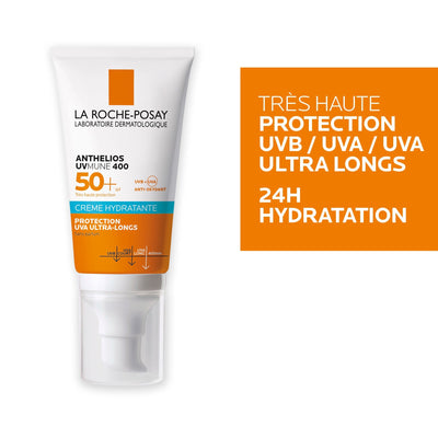 ANTHELIOS UVMUNE 400 CRÈME SOLAIRE PEAU SENSIBLE SANS PARFUM - 50 ml