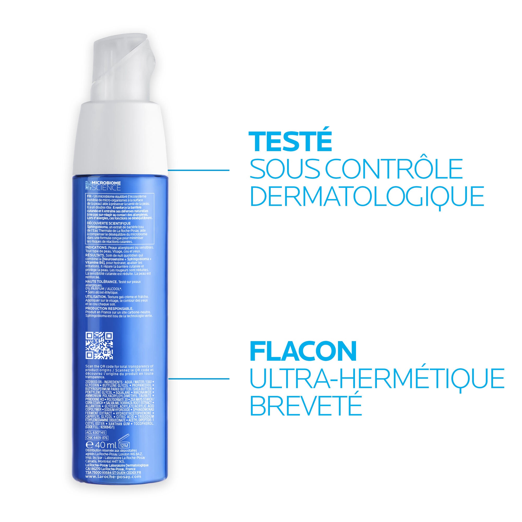 TOLERIANE DERMALLERGO CRÈME NUIT - 40 ml