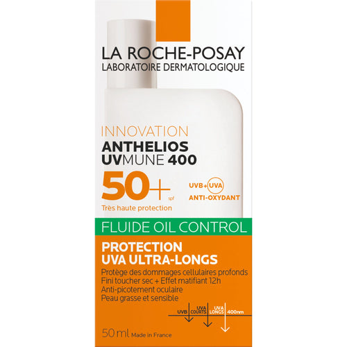 ANTHELIOS FLUIDE OIL CONTROL UVMUNE 400 AVEC PARFUM SPF50+
