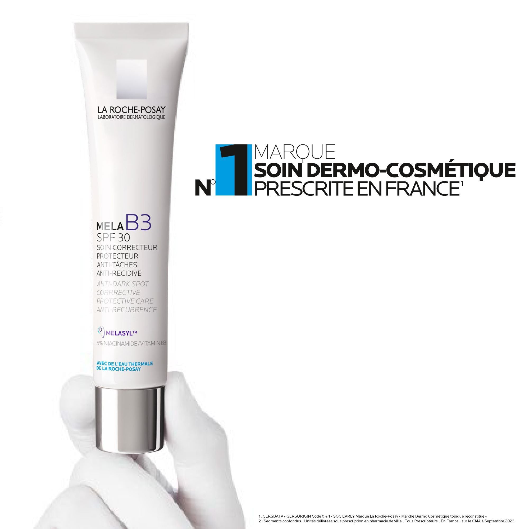 MELA B3 SPF30 SOIN CORRECTEUR PROTECTEUR ANTI-TACHES ANTI-RÉCIDIVE