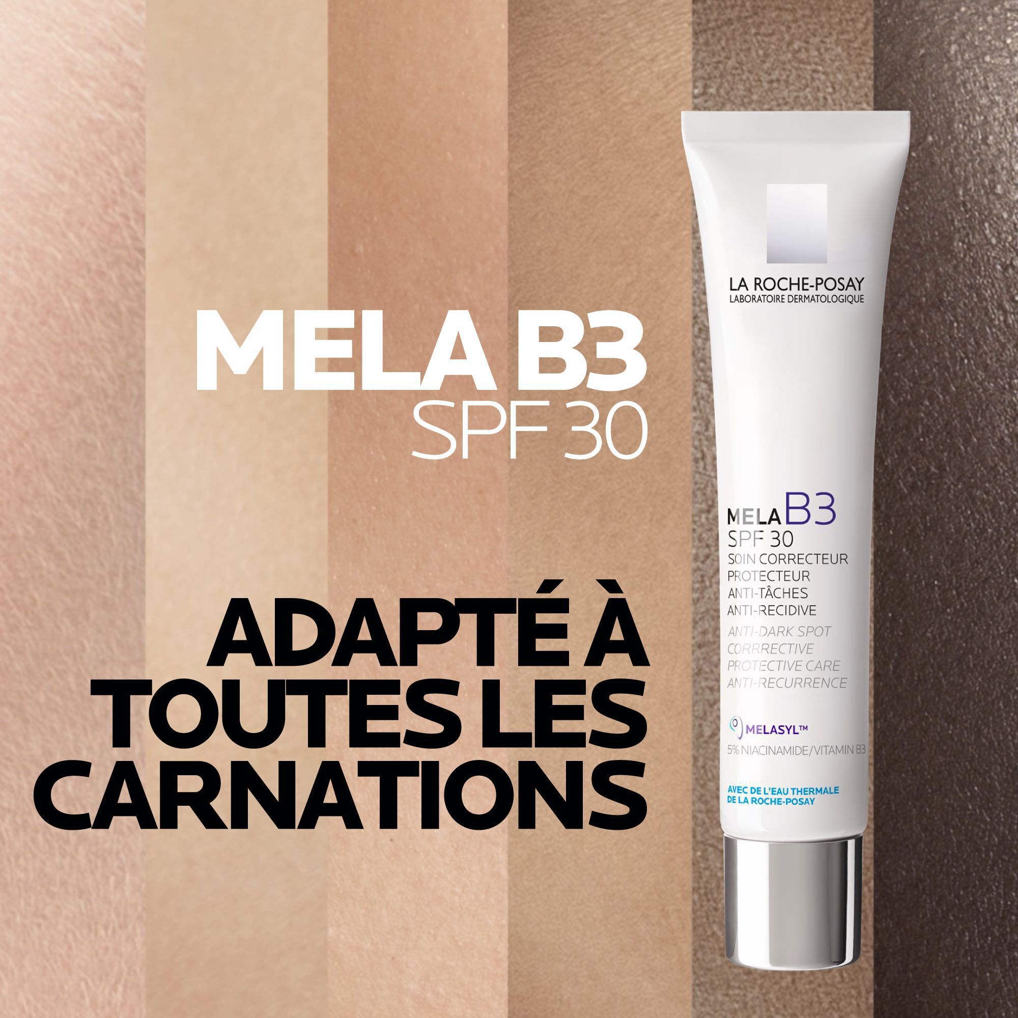 MELA B3 SPF30 SOIN CORRECTEUR PROTECTEUR ANTI-TACHES ANTI-RÉCIDIVE