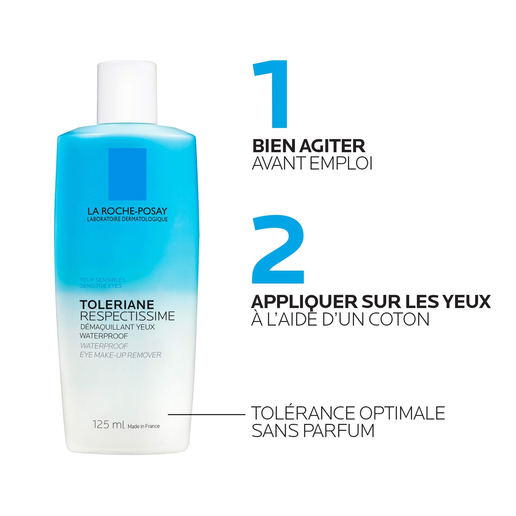 TOLERIANE RESPECTISSIME DÉMAQUILLANT YEUX WATERPROOF - 125 ml