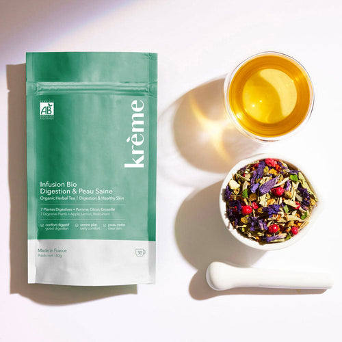 Infusion bio digestion & peau saine