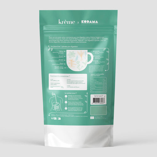 Infusion bio digestion & peau saine