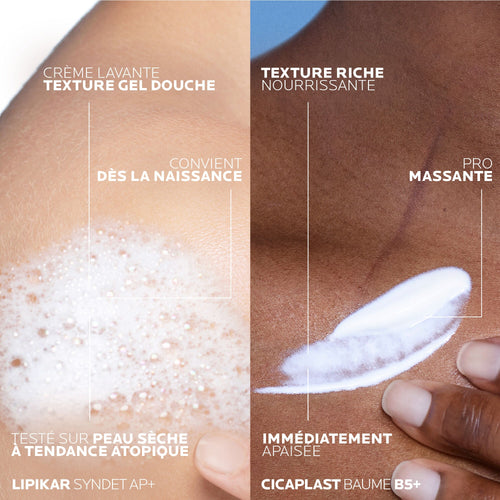 ROUTINE CICAPLAST BAUME B5+, LIPIKAR SYNDET AP+ ET SON ECO-RECHARGE