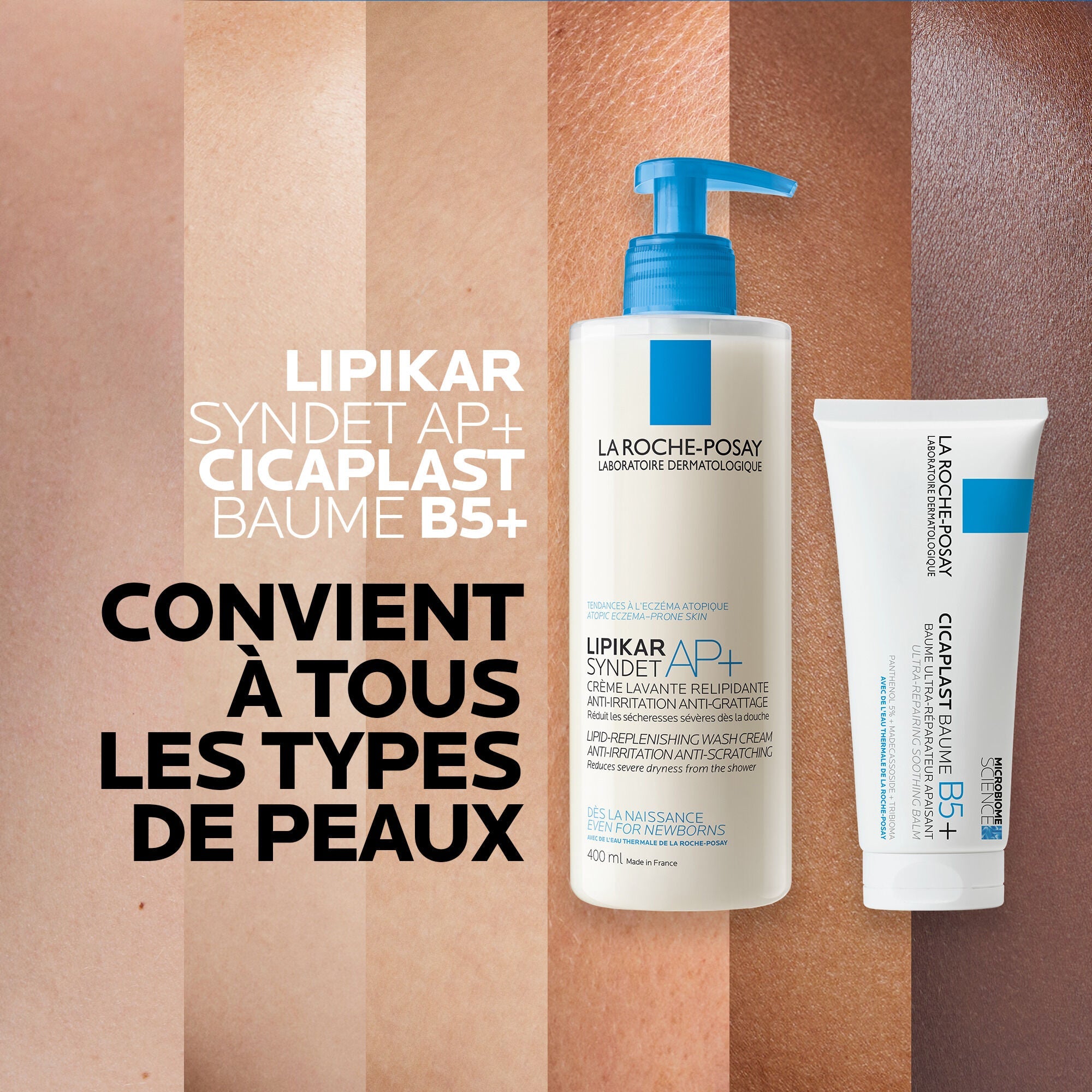 ROUTINE CICAPLAST BAUME B5+, LIPIKAR SYNDET AP+ ET SON ECO-RECHARGE