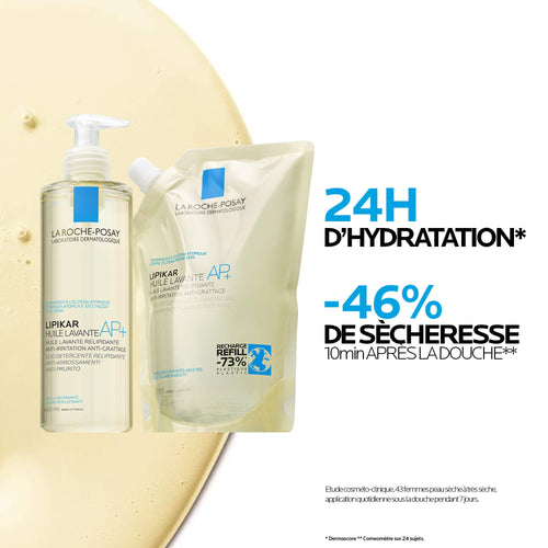 DUO LIPIKAR HUILE DE DOUCHE LAVANTE AP+ ET SON ECO-RECHARGE
