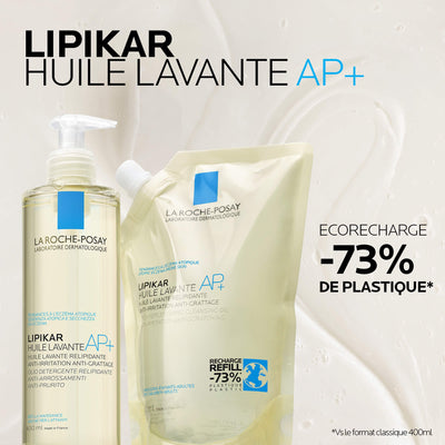 DUO LIPIKAR HUILE DE DOUCHE LAVANTE AP+ ET SON ECO-RECHARGE