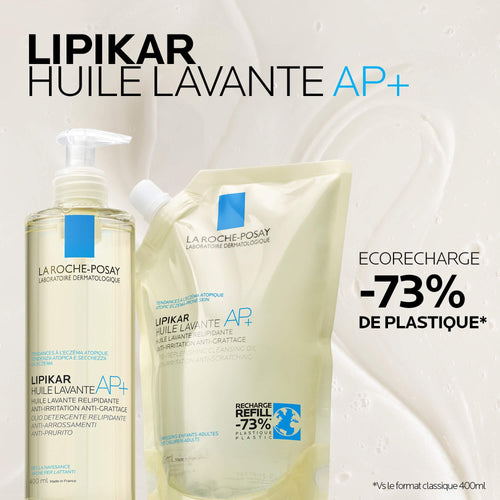 DUO LIPIKAR HUILE DE DOUCHE LAVANTE AP+ ET SON ECO-RECHARGE