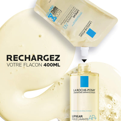 DUO LIPIKAR HUILE DE DOUCHE LAVANTE AP+ ET SON ECO-RECHARGE