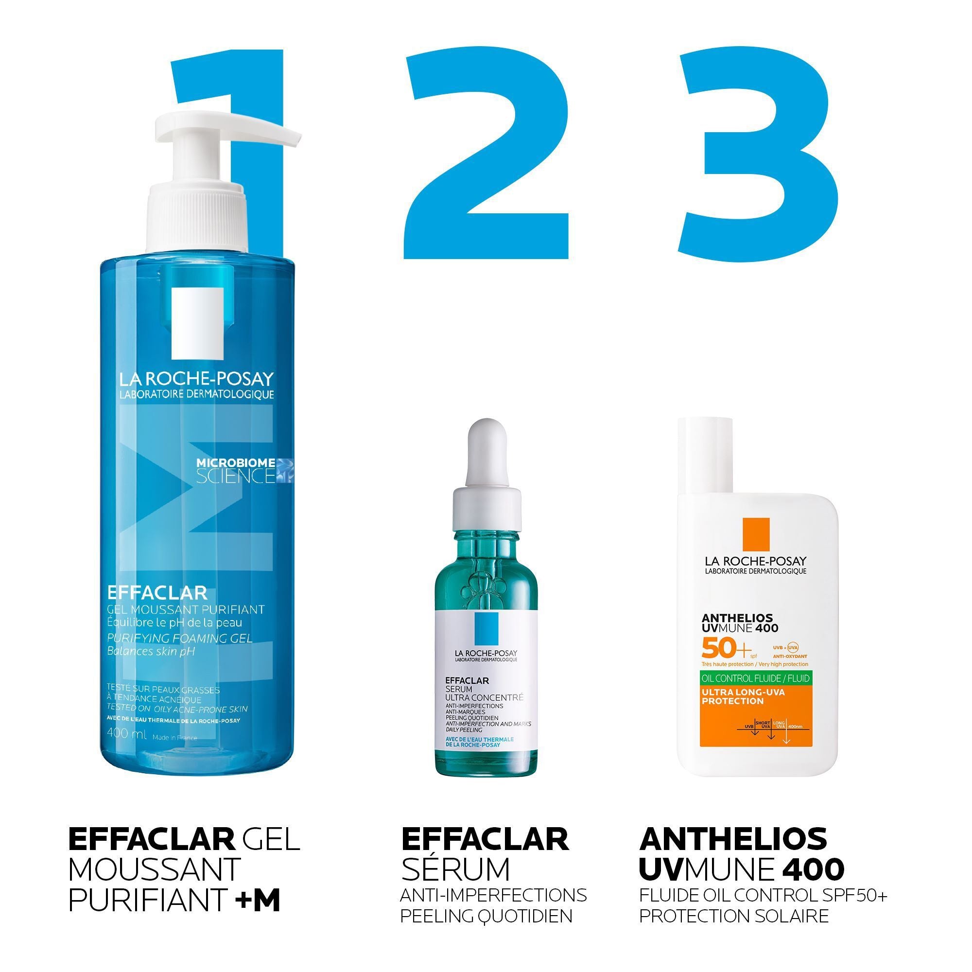 TRIO ANTI-IMPERFECTIONS EFFACLAR
