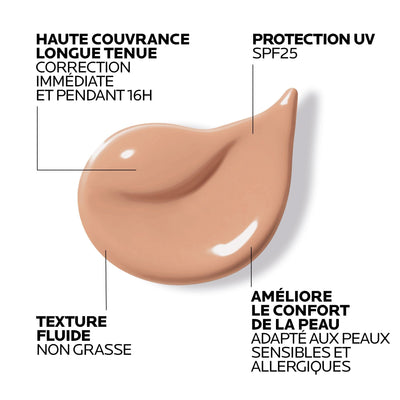 FOND DE TEINT TOLERIANE FLUIDE CORRECTEUR - 9,5