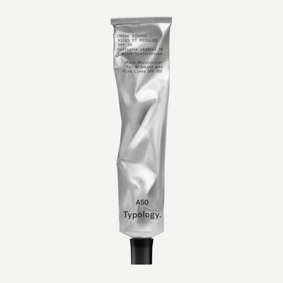A50 - Crème visage rides et ridules SPF 30 Collagène végétal 1% + Acide hyaluronique