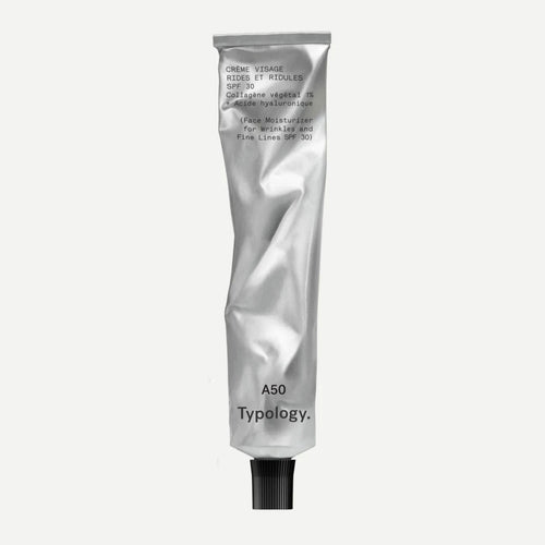 A50 - Crème visage rides et ridules SPF 30 Collagène végétal 1% + Acide hyaluronique